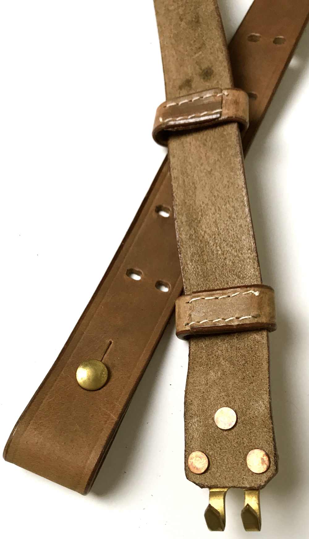 INDIAN WARS US ARMY M1873 TRAPDOOR RIFLE LEATHER CARRY SLING-img-4