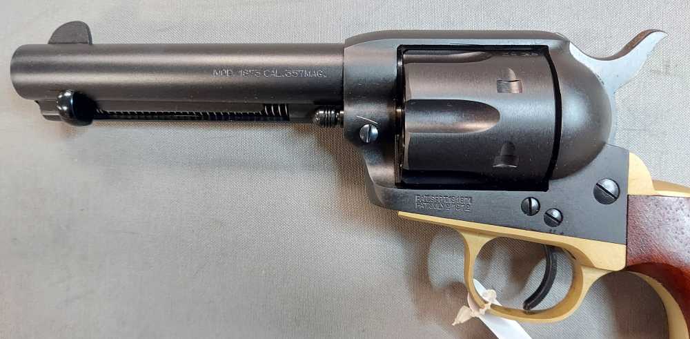 Uberti 1873 Cattleman Hombre Revolver 357 Mag 4.75" Barrel 6 Rounds 343901-img-3