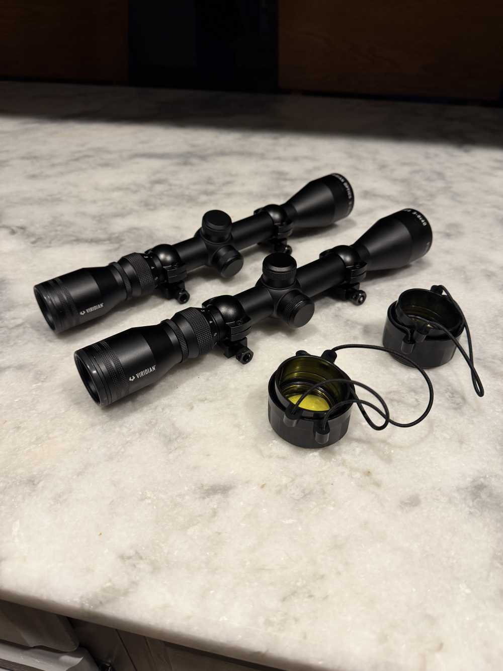 Viridian 3-9x40 Rifle Scope with rings -img-0