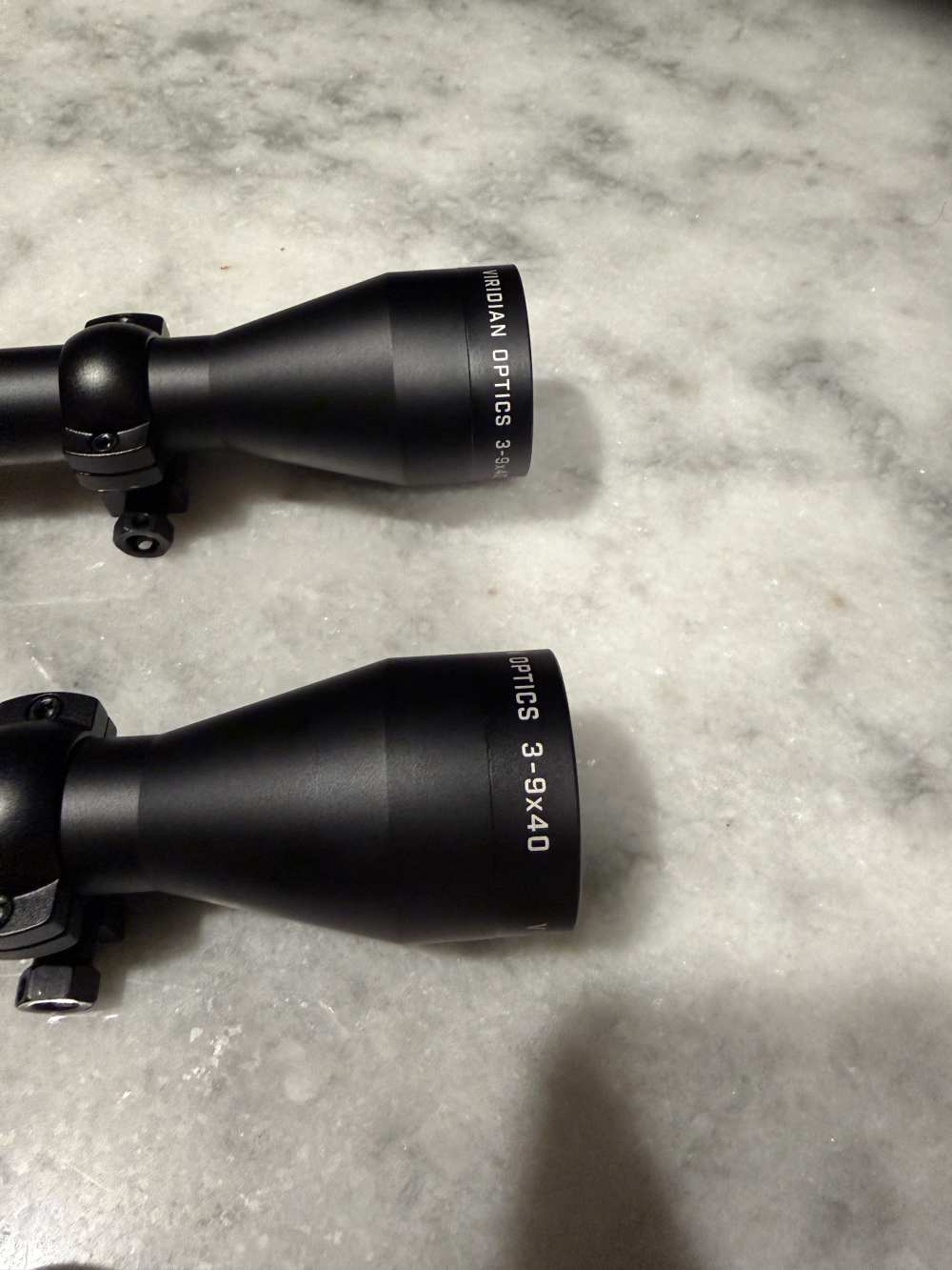 Viridian 3-9x40 Rifle Scope with rings -img-2