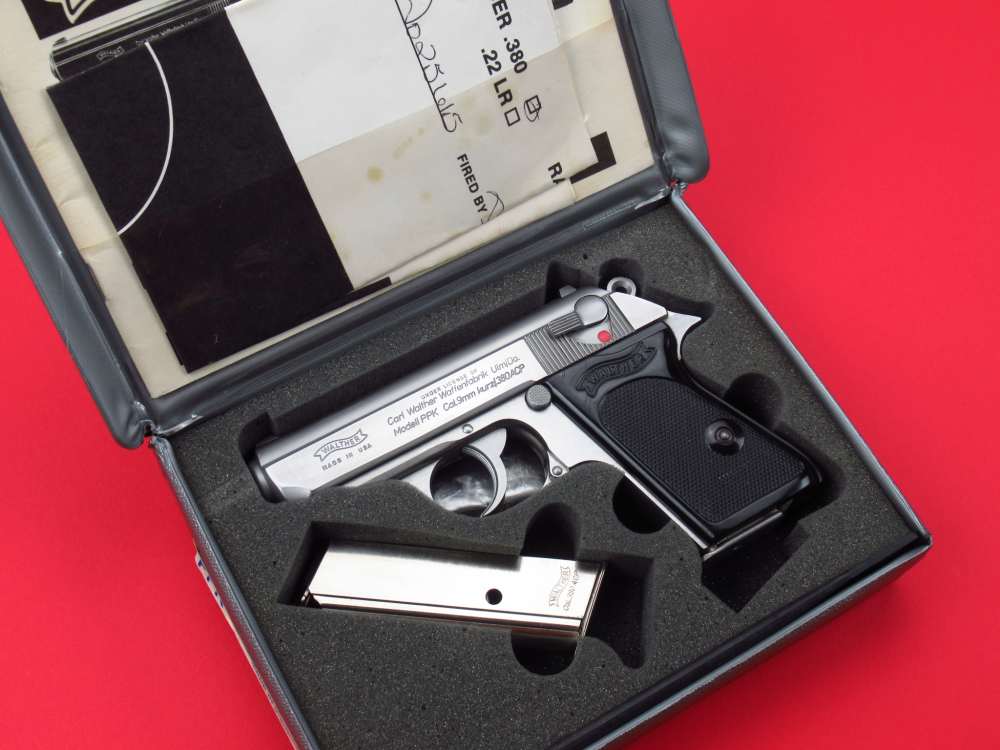 Pre-owned 1987 Walther PPK 9mm Kurz Interarms with Box PPKS PP German-img-1