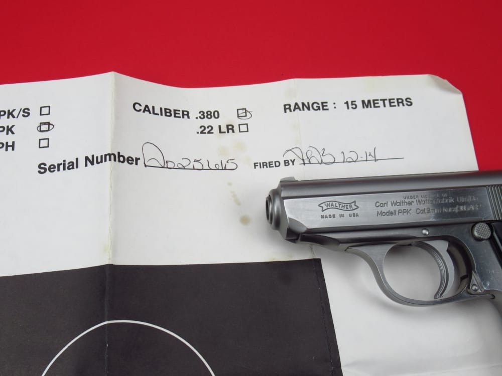 Pre-owned 1987 Walther PPK 9mm Kurz Interarms with Box PPKS PP German-img-70
