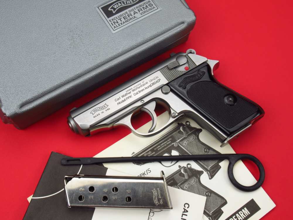 Pre-owned 1987 Walther PPK 9mm Kurz Interarms with Box PPKS PP German-img-0