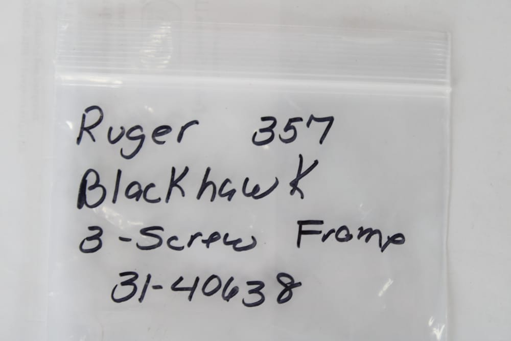 RUGER OLD MODEL 3-SCREW BLACKHAWK .357 MAGNUM PARTS LOT – CIRCA 1972-img-1