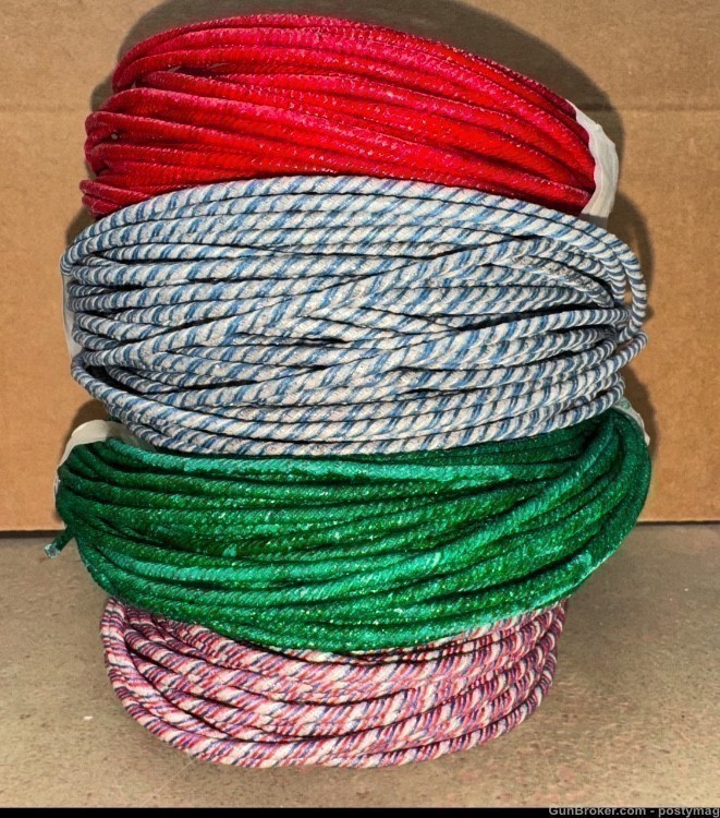 USA 1776 CANNON FUSE AMERICAN VISCO SAFETY 50'FT STIFF WATERPROOF COATING -img-1