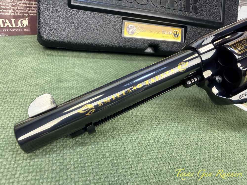 Ruger New Vaquero Talo Emiliano Zapata No. 240 of 500 Unfired .45 Long Colt-img-10