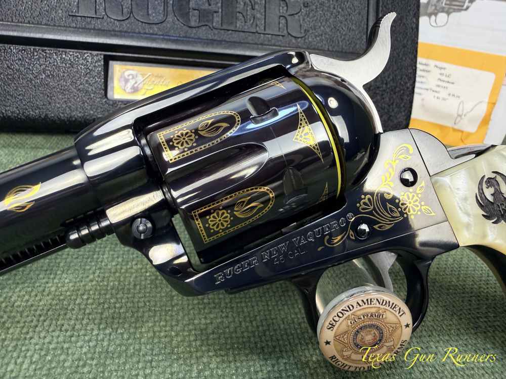 Ruger New Vaquero Talo Emiliano Zapata No. 240 of 500 Unfired .45 Long Colt-img-9