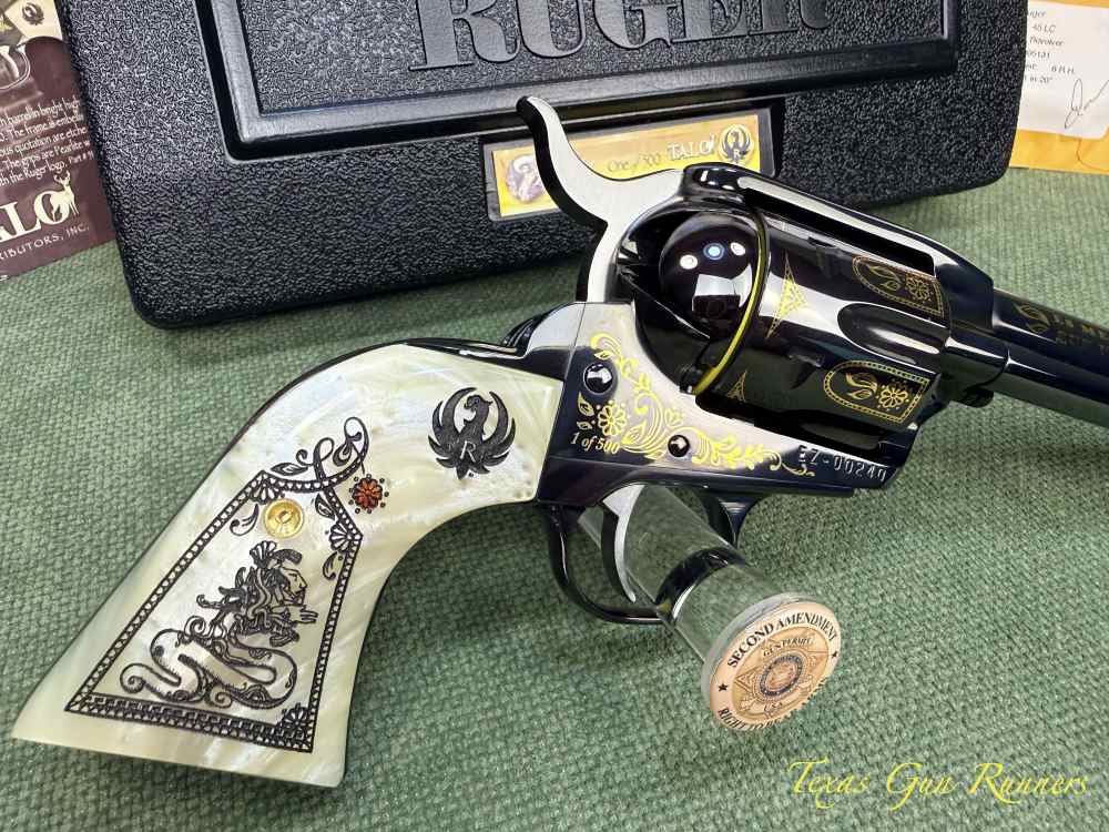 Ruger New Vaquero Talo Emiliano Zapata No. 240 of 500 Unfired .45 Long Colt-img-1