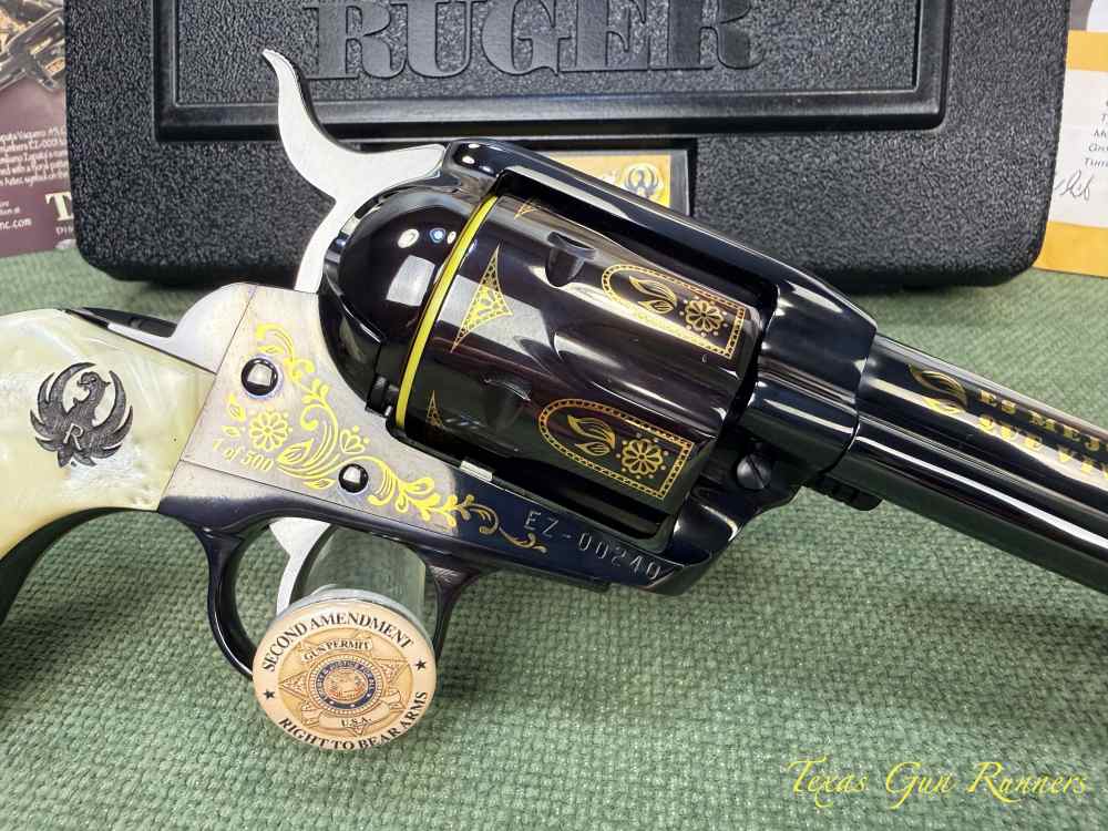 Ruger New Vaquero Talo Emiliano Zapata No. 240 of 500 Unfired .45 Long Colt-img-2