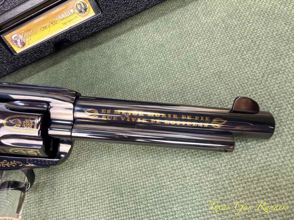 Ruger New Vaquero Talo Emiliano Zapata No. 240 of 500 Unfired .45 Long Colt-img-4