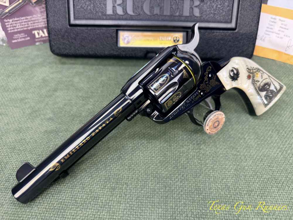 Ruger New Vaquero Talo Emiliano Zapata No. 240 of 500 Unfired .45 Long Colt-img-12
