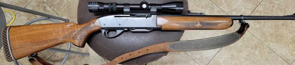 Remington 742 Woodmaster 6mm Semi Automatic Rifle W/Red field 3x9x-img-6