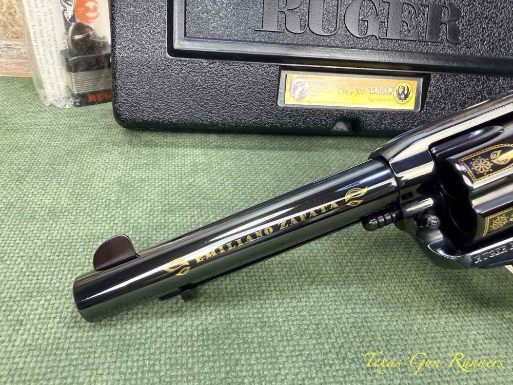 Ruger New Vaquero Talo Emiliano Zapata No. 241 of 500 Unfired .45 Long Colt-img-6