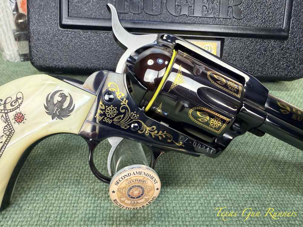 Ruger New Vaquero Talo Emiliano Zapata No. 241 of 500 Unfired .45 Long Colt-img-2