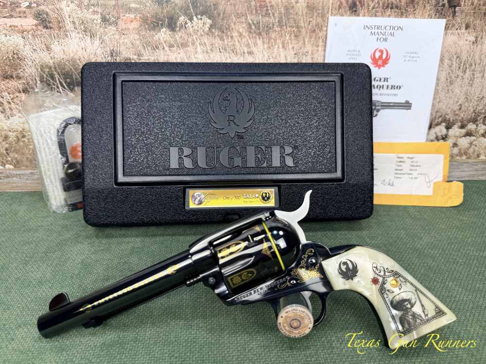 Ruger New Vaquero Talo Emiliano Zapata No. 241 of 500 Unfired .45 Long Colt-img-5