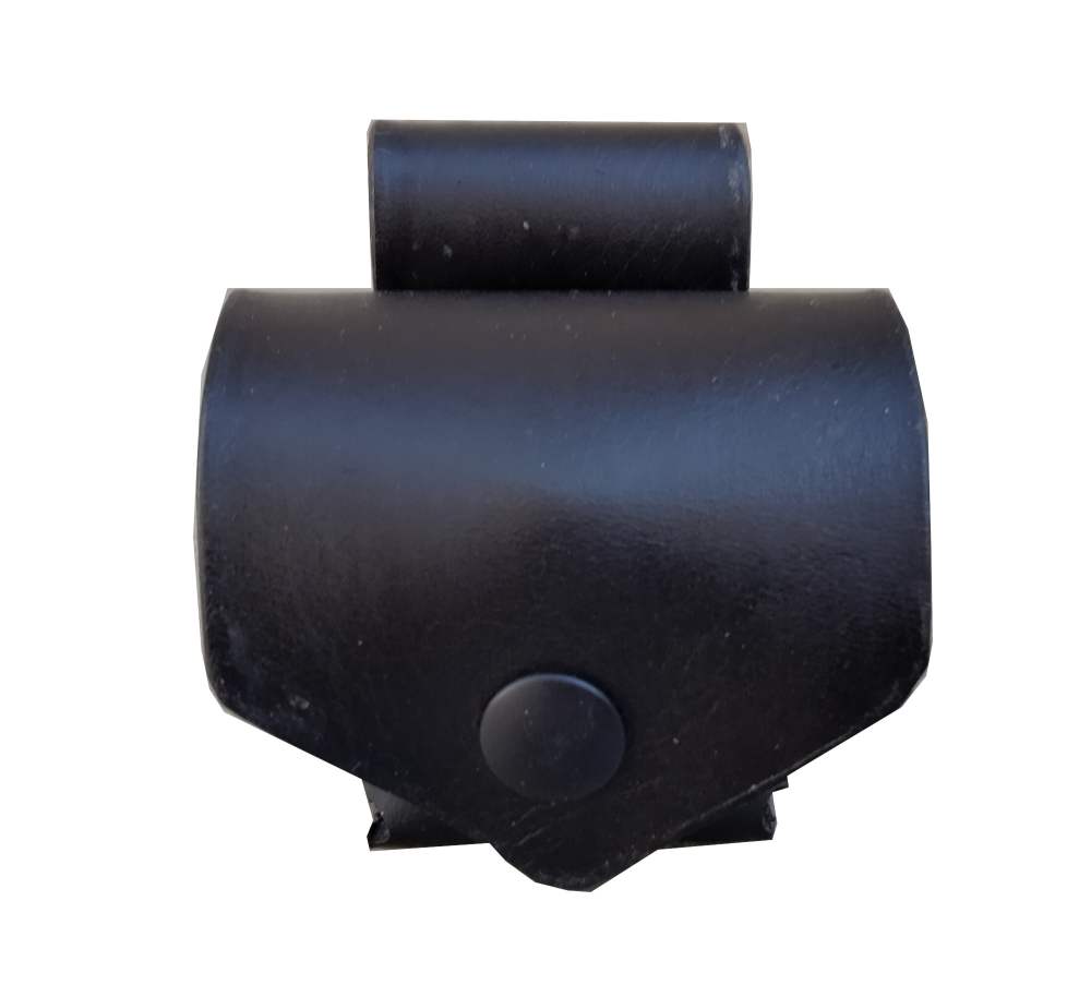 Heritage Rough Rider .22 Leather Spare Cylinder Pouch Cowboy Revolver Black-img-0