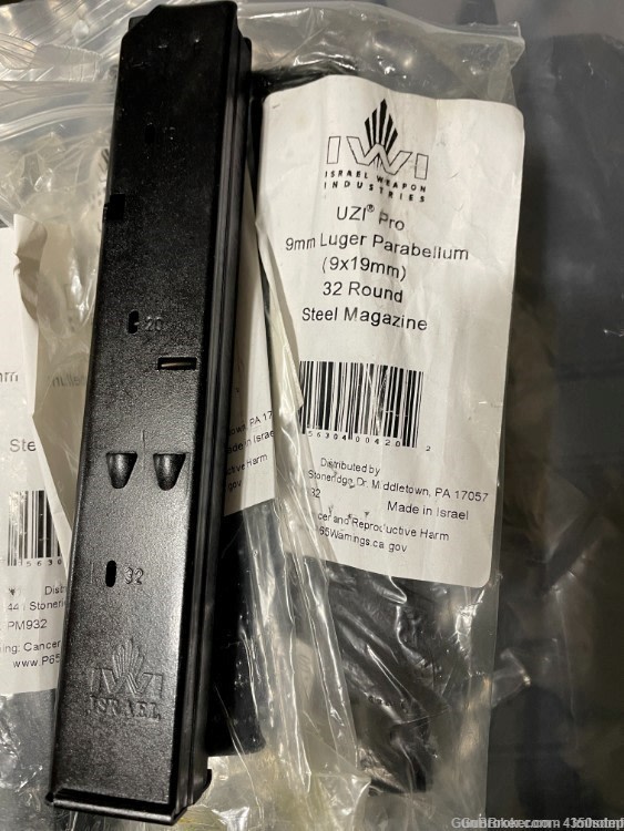 UZI PRO Magazine 32 Round New IWI -img-2