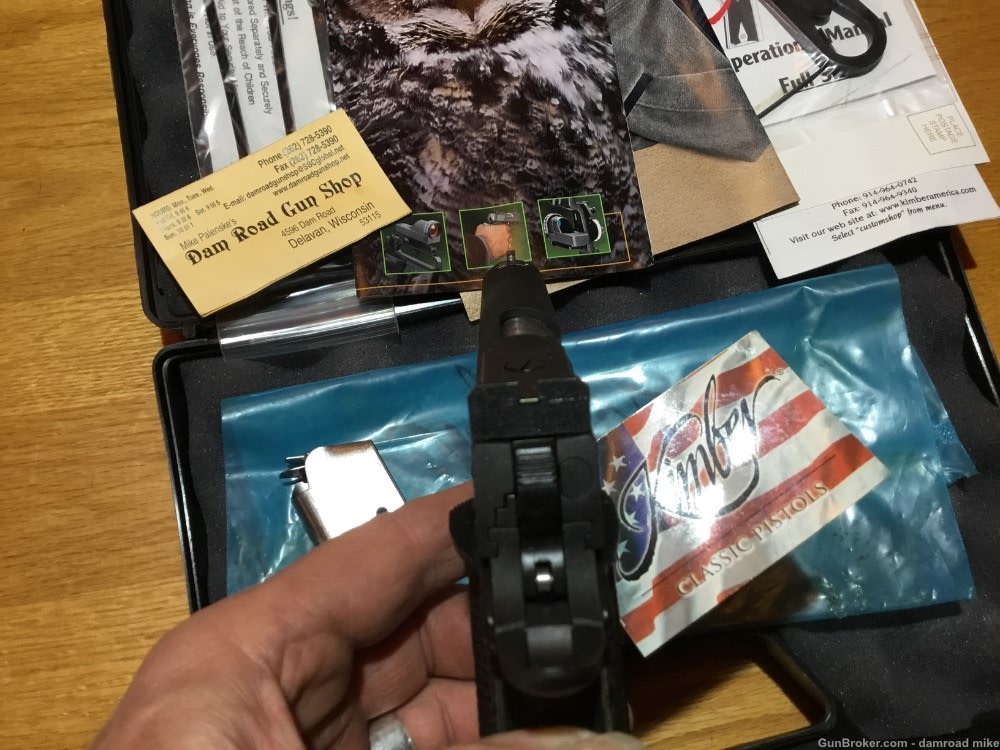 Kimber Custom Eclipse II Target 5” 1911 45 ACP w/Night Sights-img-2