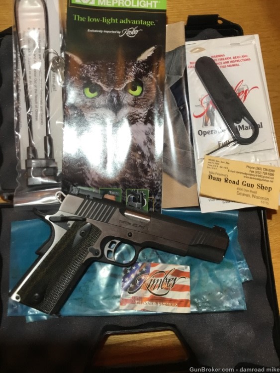 Kimber Custom Eclipse II Target 5” 1911 45 ACP w/Night Sights-img-0