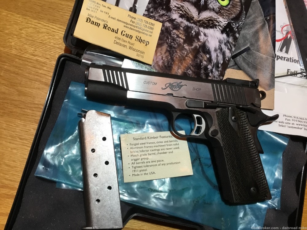 Kimber Custom Eclipse II Target 5” 1911 45 ACP w/Night Sights-img-1
