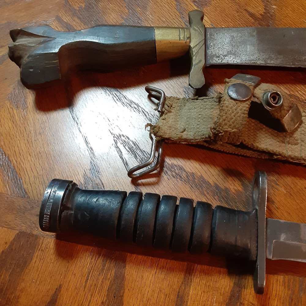 Negrito Bolo and Case USM4 Rubber Handle Bayonet-img-5