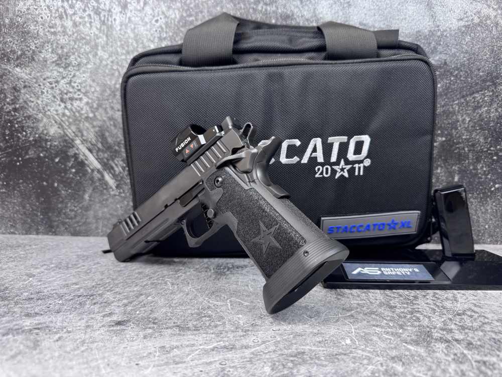 Staccato XL DLC Finish 5.4'' 9mm W/ Apex Fusion Optic NEW IN BOX-img-5
