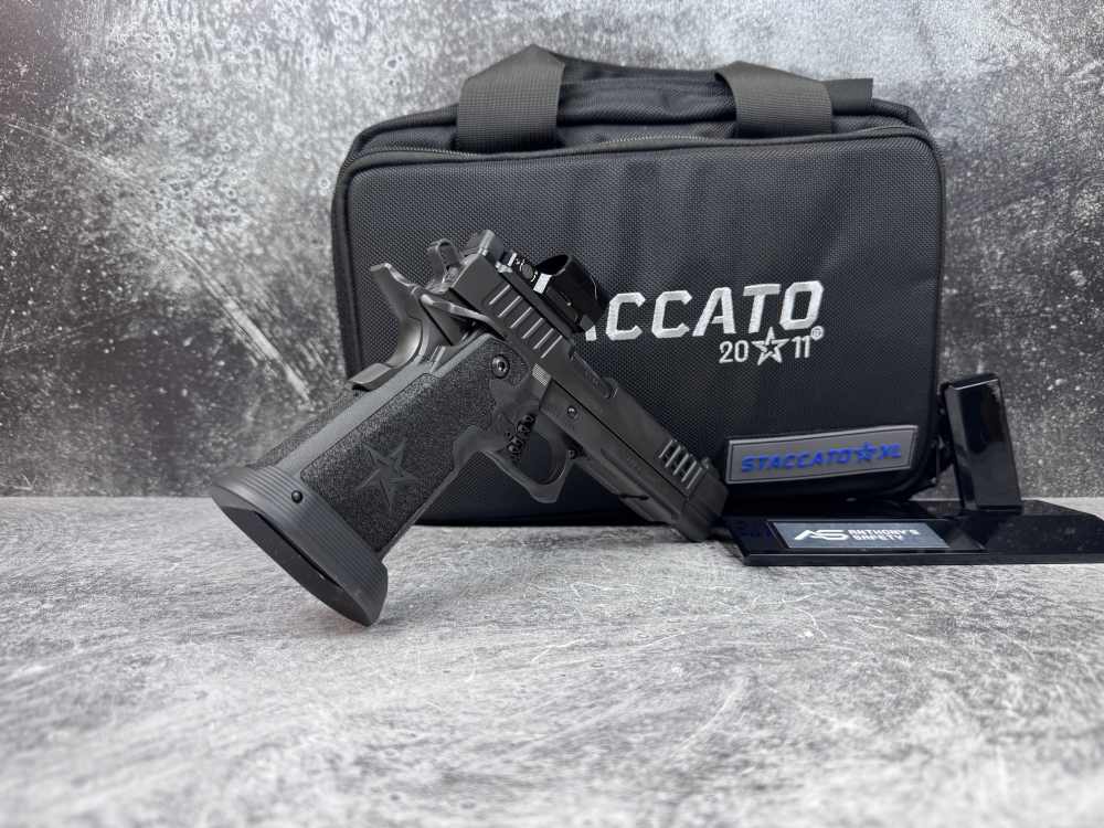 Staccato XL DLC Finish 5.4'' 9mm W/ Apex Fusion Optic NEW IN BOX-img-6