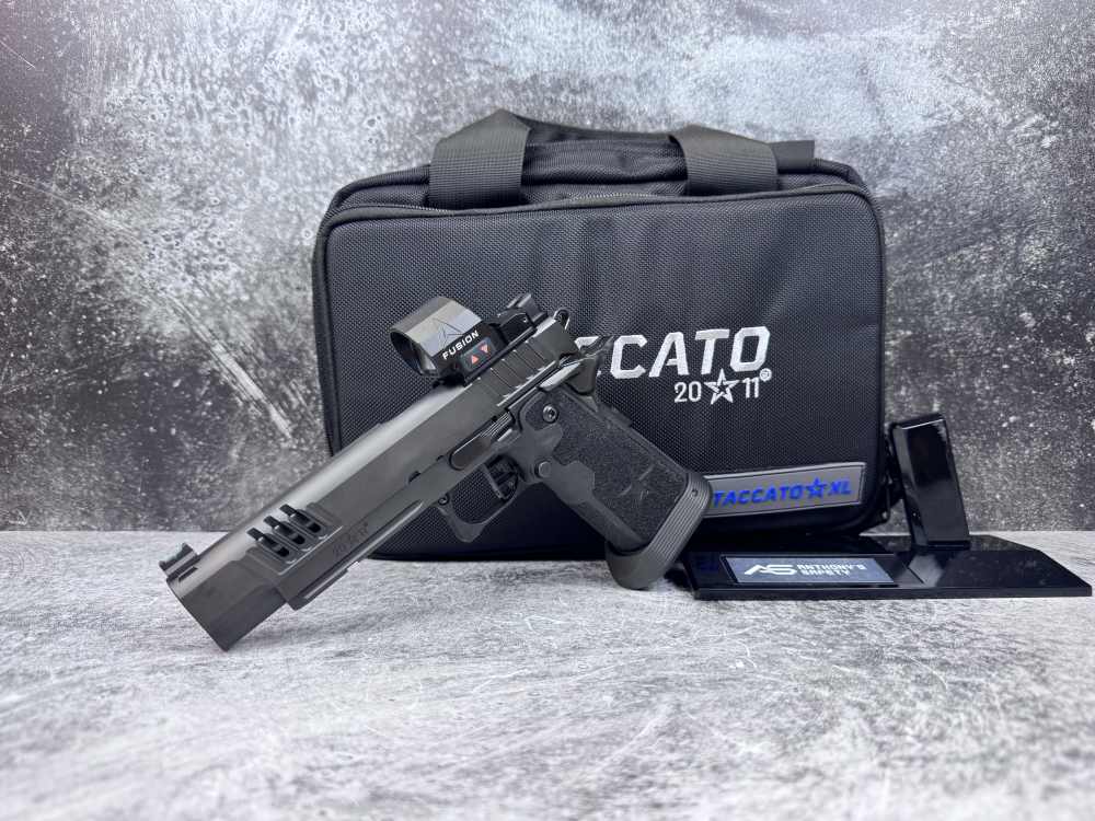 Staccato XL DLC Finish 5.4'' 9mm W/ Apex Fusion Optic NEW IN BOX-img-4