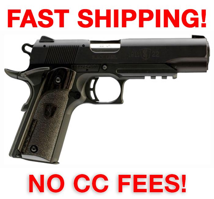 Browning 1911 Black Label Full Size Frame 22 LR 10+1 4.25in 051816490-img-0