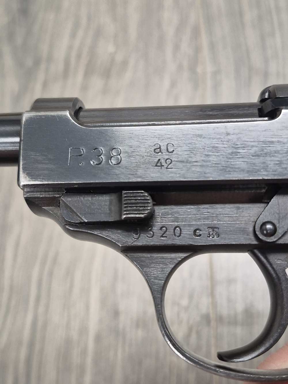 PENNY! BEAUTIFUL WW2 AC42 GERMAN WALTHER P38 PISTOL ALL MATCHING 9MM LUGER-img-5