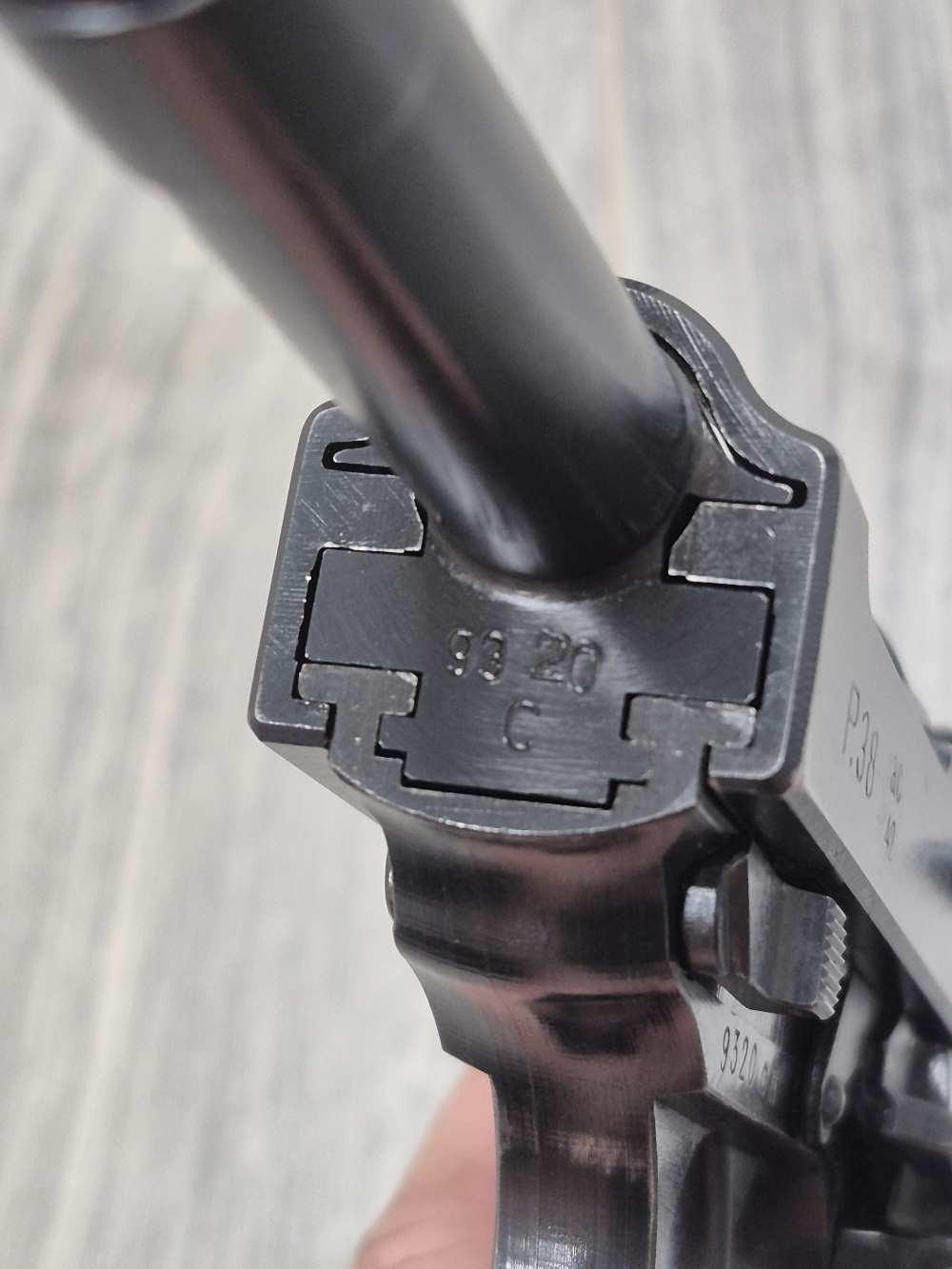 PENNY! BEAUTIFUL WW2 AC42 GERMAN WALTHER P38 PISTOL ALL MATCHING 9MM LUGER-img-7