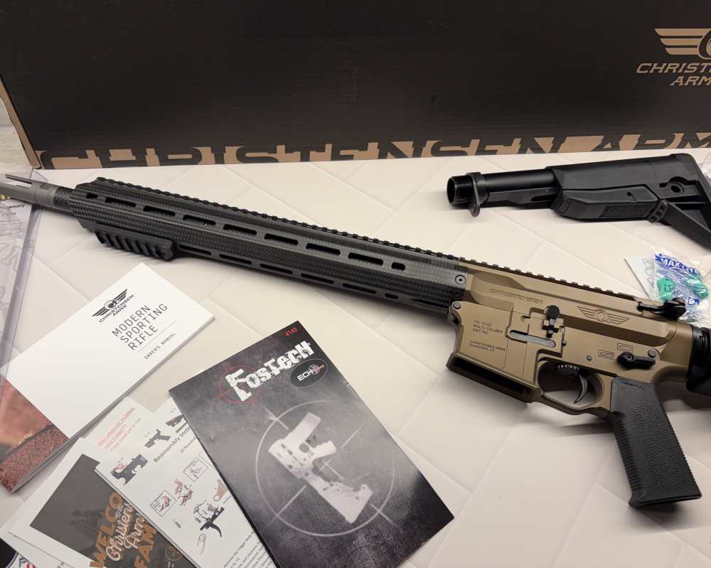 NEW, Christensen Arms CA-15 G2 CF .223WYLDE 16" MLok Bronze, BINARY TRIGGER-img-1