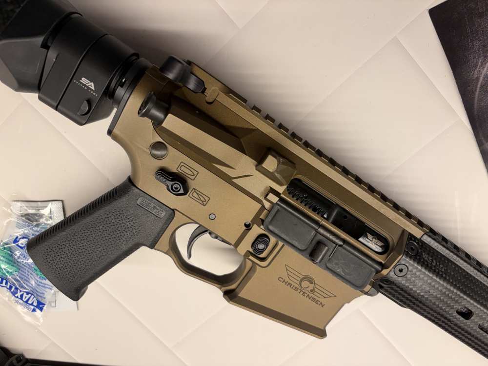 NEW, Christensen Arms CA-15 G2 CF .223WYLDE 16" MLok Bronze, BINARY TRIGGER-img-6