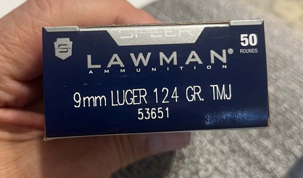 Speer Lawman 9mm Luger 14 GR TMJ #53651 50 Rounds-img-3