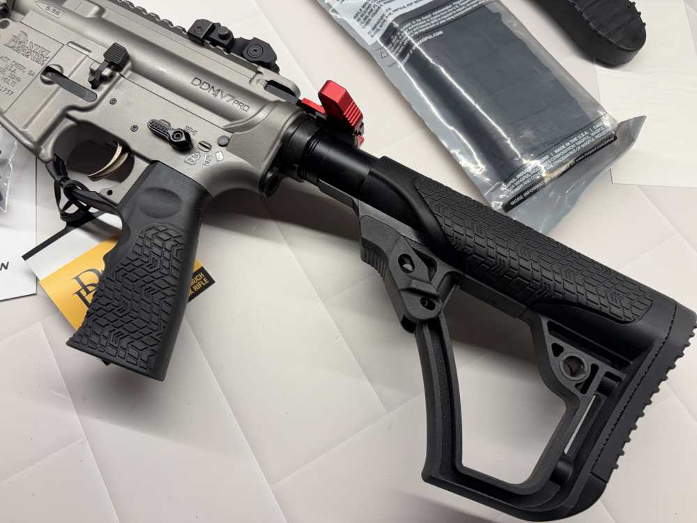 New, DDM4 V7 PRO 5.56 GREY 18" PRO SERIES METAL BINARY TRIGGER INSTALLED-img-4