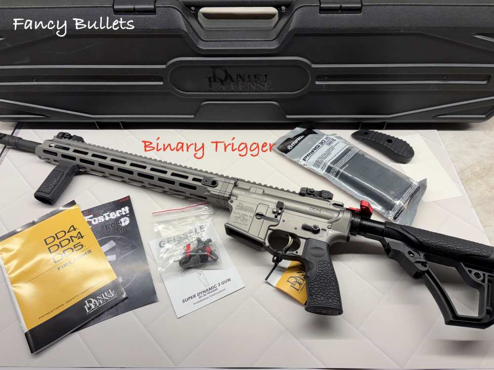 New, DDM4 V7 PRO 5.56 GREY 18" PRO SERIES METAL BINARY TRIGGER INSTALLED-img-0