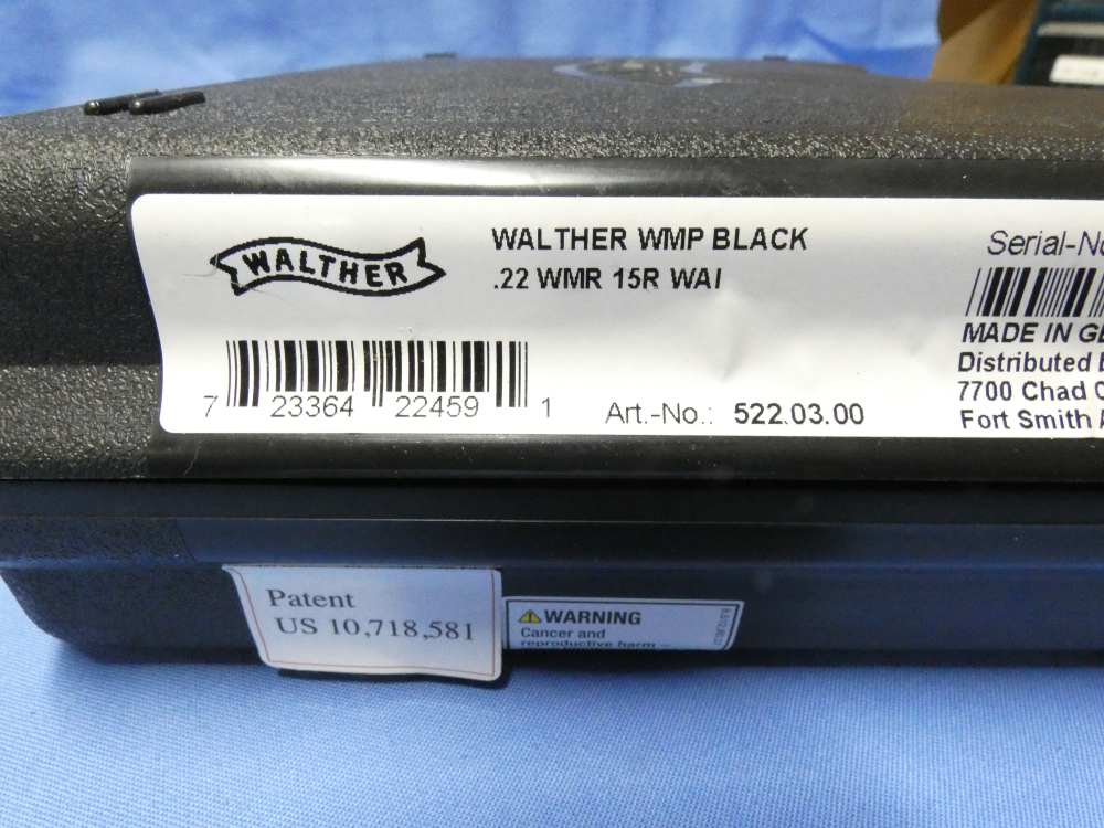 WALTHER WMP .22WMR 4.5" 1-15+1 MAGAZINE OPTICS READY #5220300 *UNFIRED*-img-16