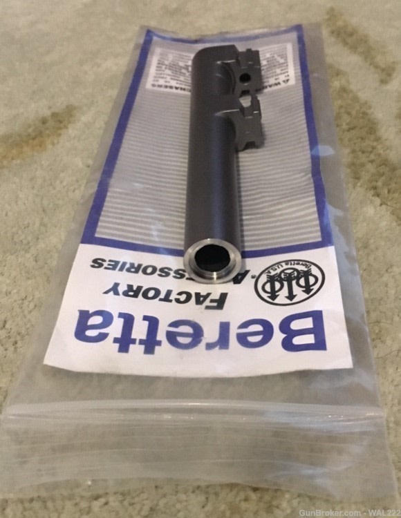 New Beretta 92 Elite 4.7" Stainless 9mm barrel-img-0