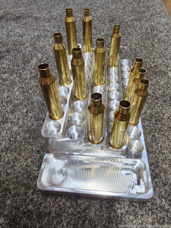 CNC Aluminum Tiered Reloading Block- Magnum Calibers by Walberg Precision-img-2