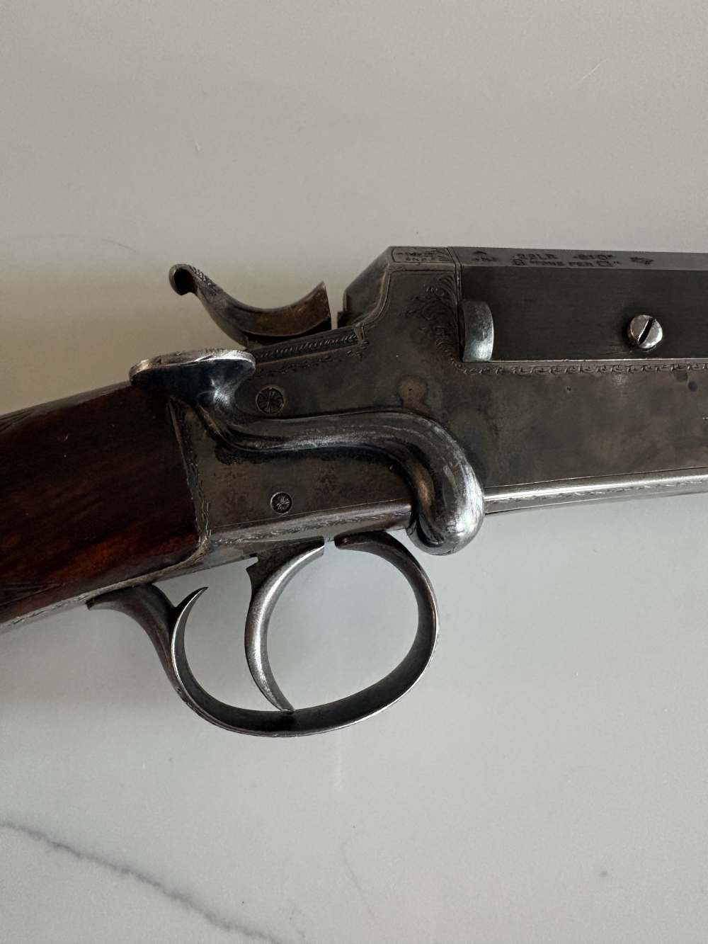 J. DICKSON & SON ROOK RIFLE, .22LR, 26" BARREL *ORIGINAL LEATHER CASE-img-23