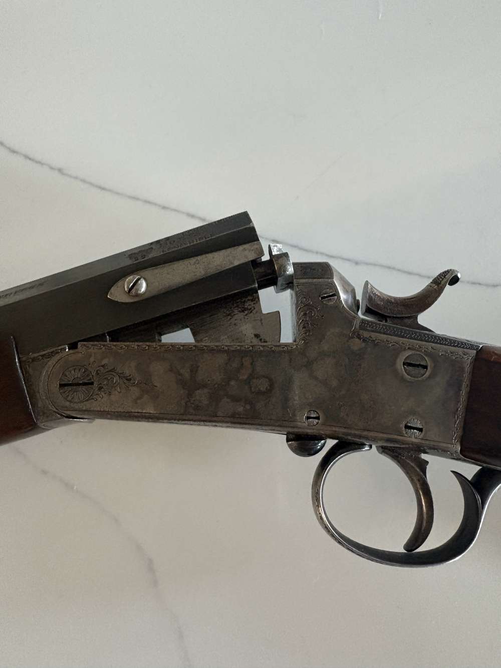 J. DICKSON & SON ROOK RIFLE, .22LR, 26" BARREL *ORIGINAL LEATHER CASE-img-35