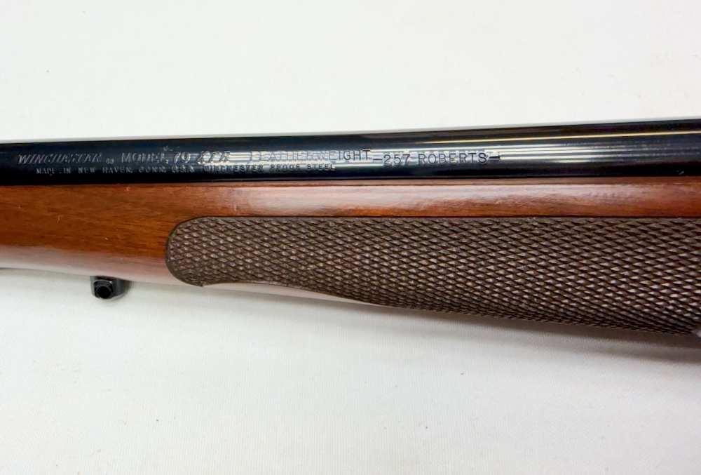 1982 Winchester XTR Featherweight Model 70 257 Roberts 22" Deluxe Walnut-img-44