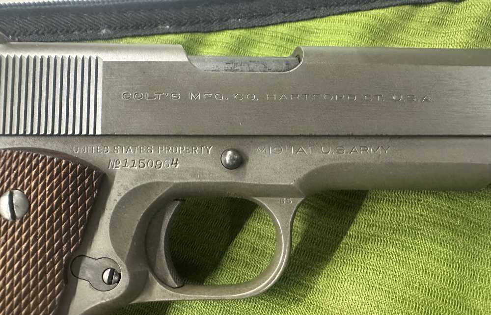 Colt M1911A1 45ACP WWII era 1943! -img-2