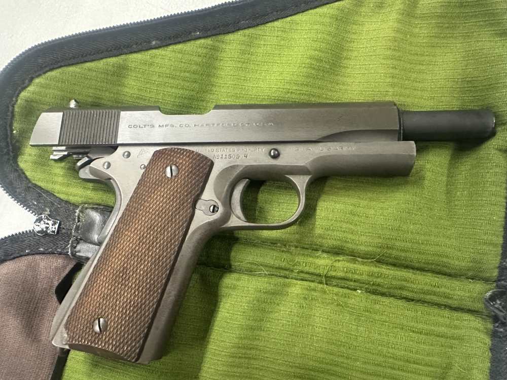 Colt M1911A1 45ACP WWII era 1943! -img-7