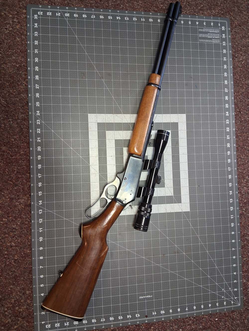 marlin 336 jm stamp 35 remington scope lever action-img-0