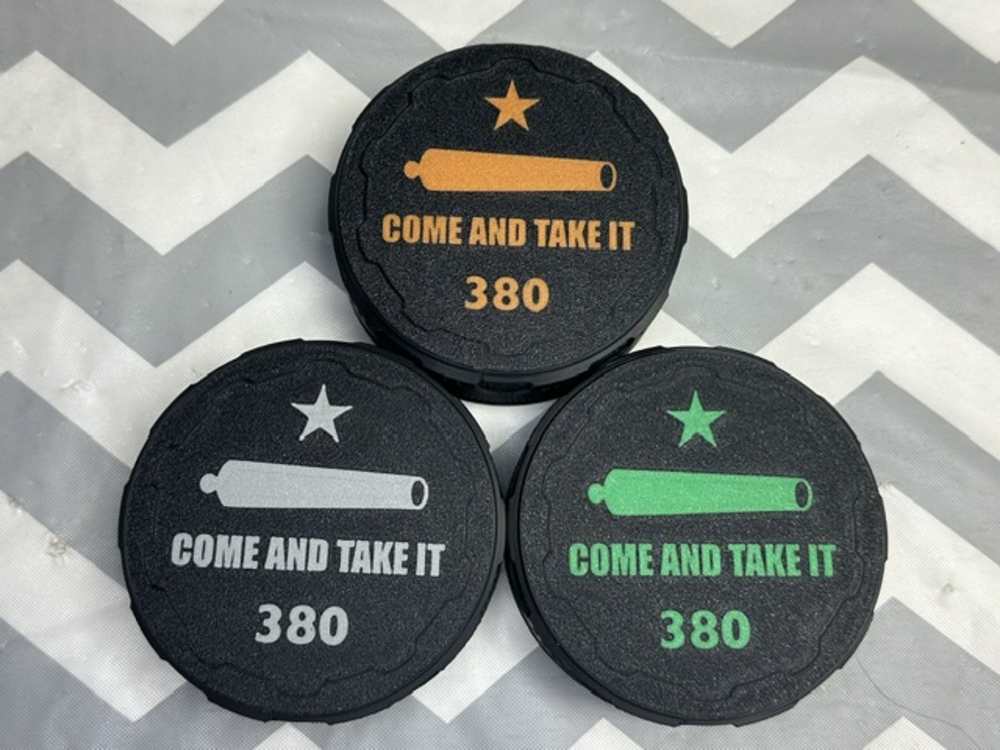 .380 ACP Ammo/storage boxes, Stackable design, 55 rd capacity, 3D printed-img-0