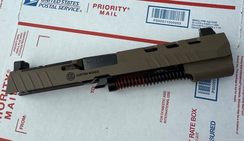 SIG SAUER P320 X5 DH3 SLIDE ASSEMBLY 9MM 5" FDE 320X5-9-DH3 P320 FLUX-img-3