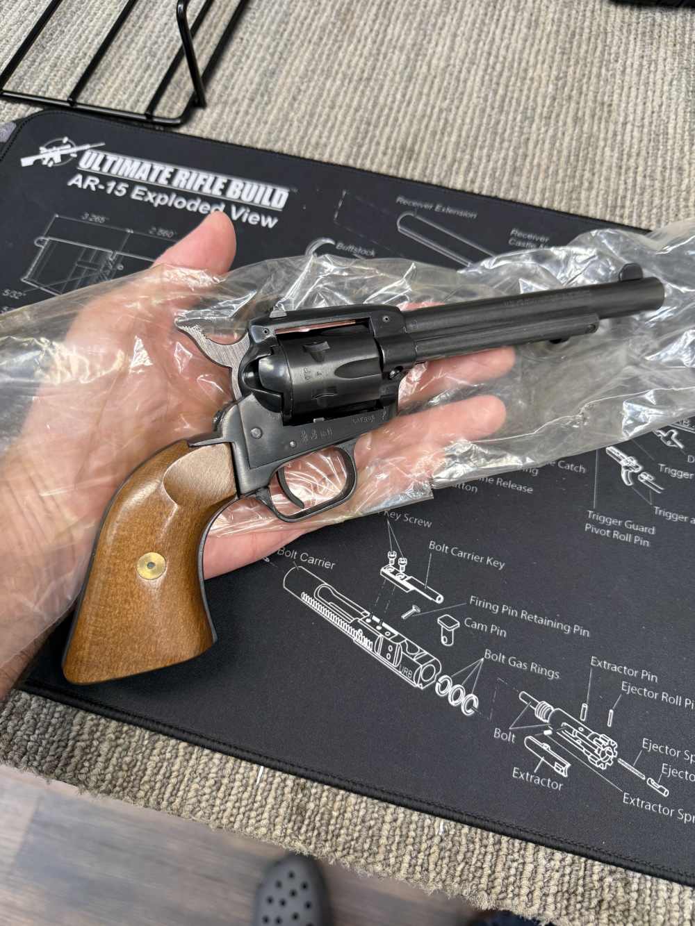 Lightly Used Excam Italy Tanfoglio 7A766 22LR 22 Magnum Revolver LR-img-36