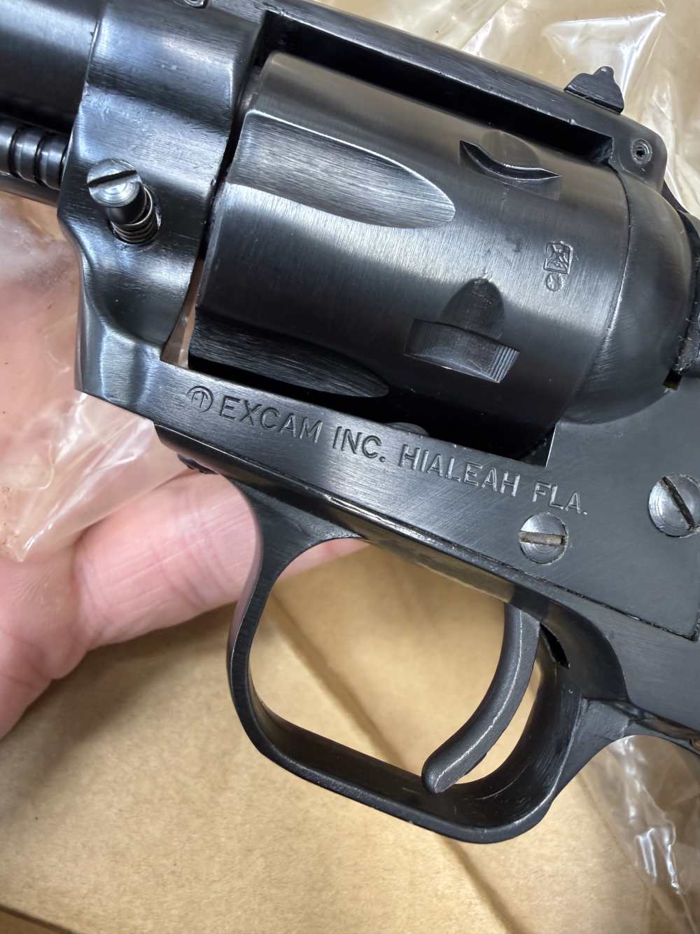 Lightly Used Excam Italy Tanfoglio 7A766 22LR 22 Magnum Revolver LR-img-14