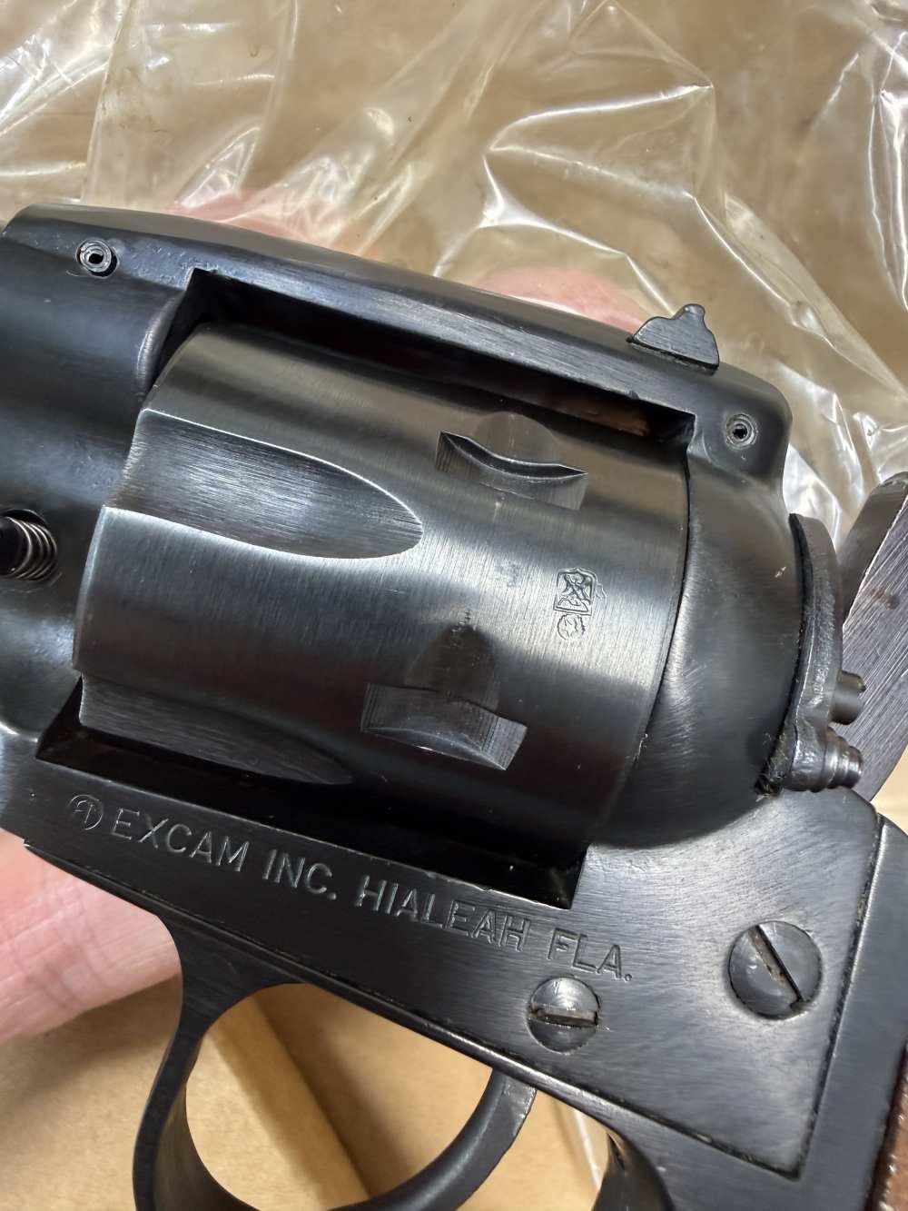 Lightly Used Excam Italy Tanfoglio 7A766 22LR 22 Magnum Revolver LR-img-16